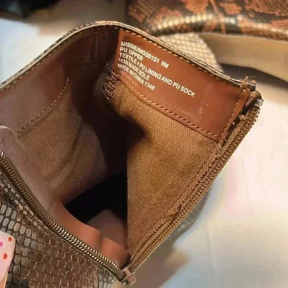 Steve Madden Jillian Snake Print  Boots - Picture 7 of 7